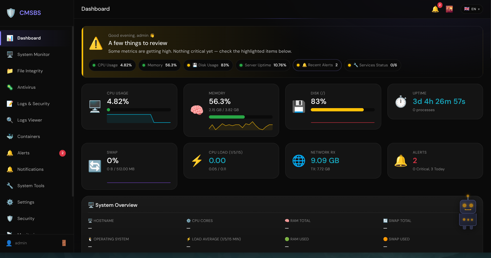 Buzz Server Monitor